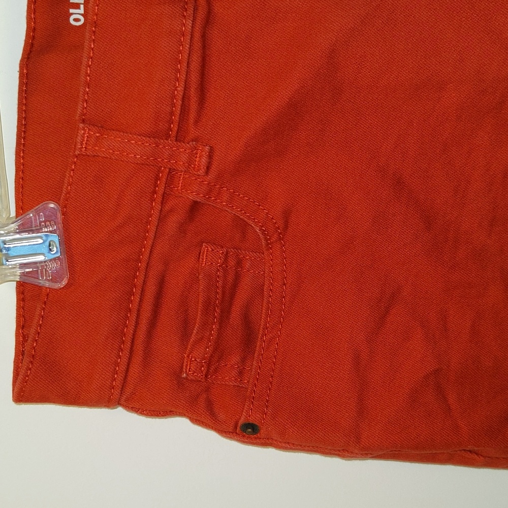 Old Navy Boyfriend Women's Size 8 Regular Red Shorts - Picture 2 of 11